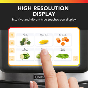 ChefsChoice Hue Touch 7 Quart High-Resolution Touchscreen Air Fryer with Window