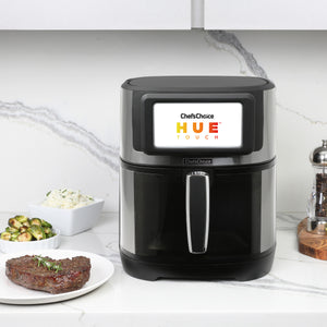 ChefsChoice Hue Touch 7 Quart High-Resolution Touchscreen Air Fryer with Window