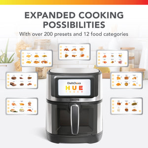 ChefsChoice Hue Touch 7 Quart High-Resolution Touchscreen Air Fryer with Window