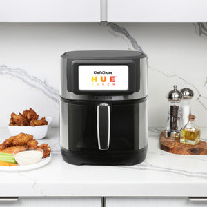 ChefsChoice Hue Touch 7 Quart High-Resolution Touchscreen Air Fryer with Window