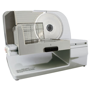 EdgeCraft Model E615 Electric Meat Slicer, 7-Inch Stainless Blade, Adjustable Thickness Control, Silver